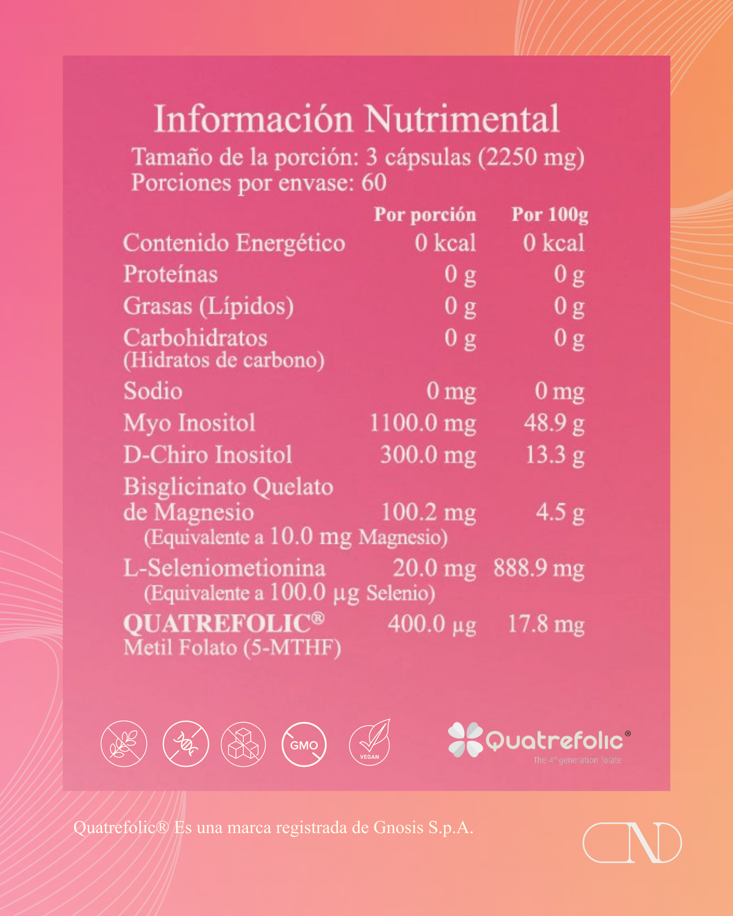 Nyositol® - Suplemento Premium para SOP, Resistencia a la Insulina y Fertilidad Femenina