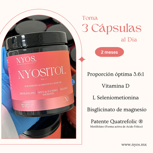 Nyositol® - Suplemento Premium para SOP, Resistencia a la Insulina y Fertilidad Femenina