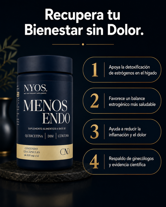 Menos Endo® | Suplemento para Endometriosis y Dominancia Estrogénica