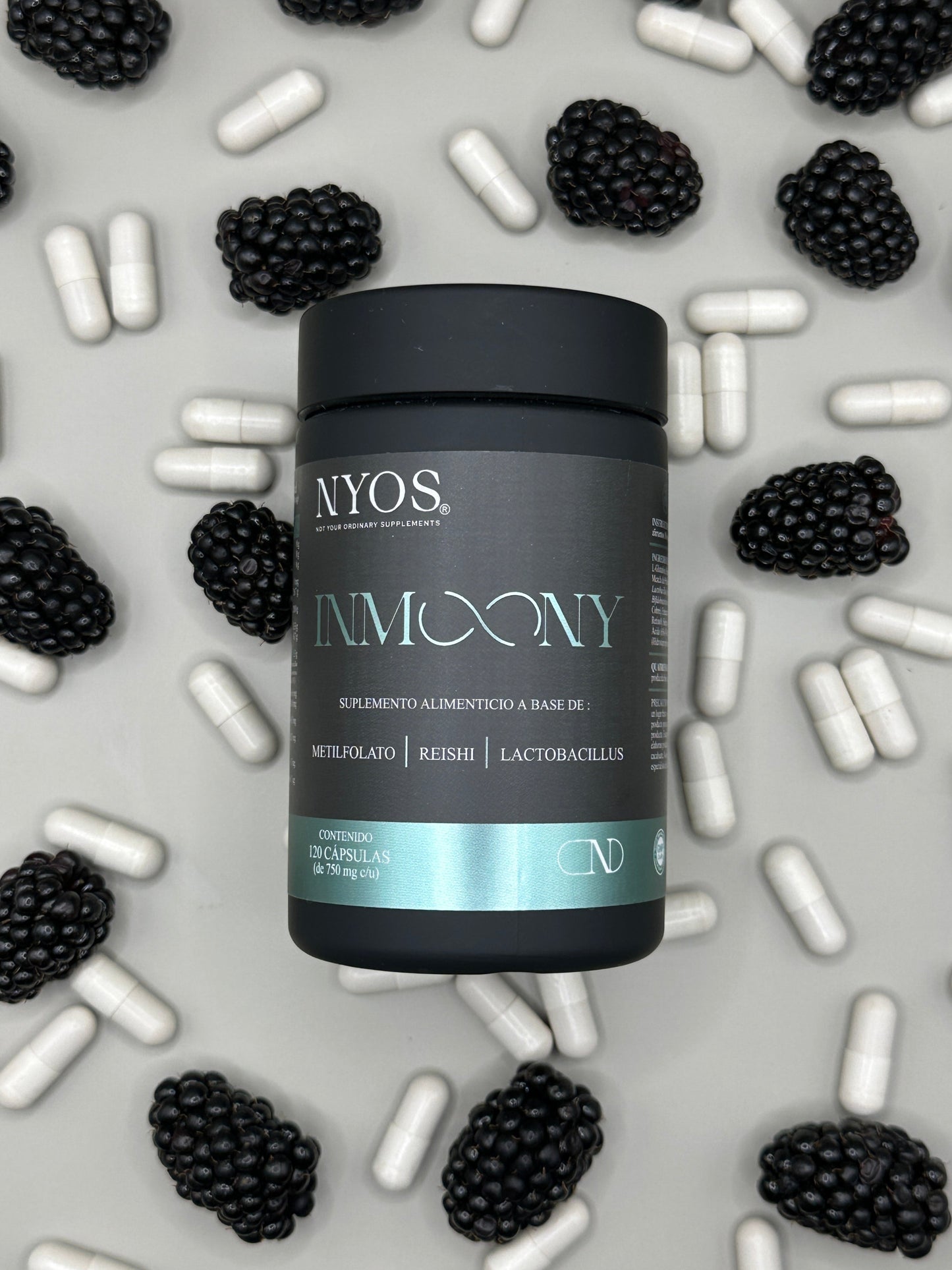Inmoony ® – Salud Inmunológica y Vaginal NAC, Probióticos, Quatrefolic & Reishi NYOS