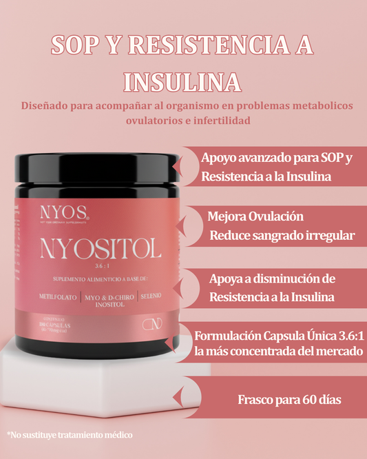 Nyositol® Soporte Hormonal SOP Fertilidad