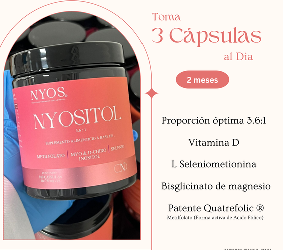 Nyositol® Soporte Hormonal SOP Fertilidad