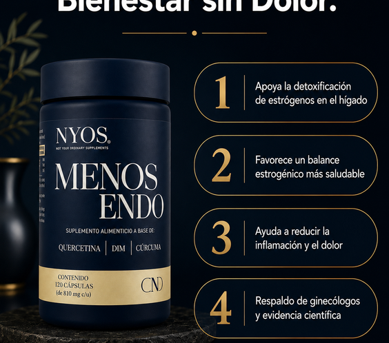 Menos Endo® | Suplemento para Endometriosis y Dominancia Estrogénica