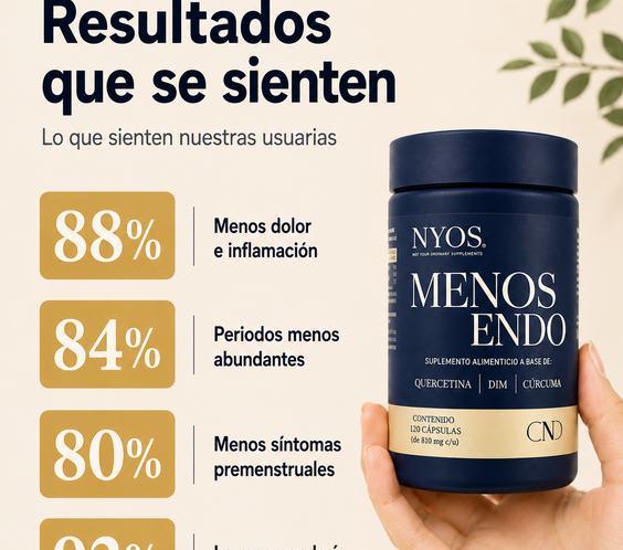 Menos Endo® | Suplemento para Endometriosis y Dominancia Estrogénica