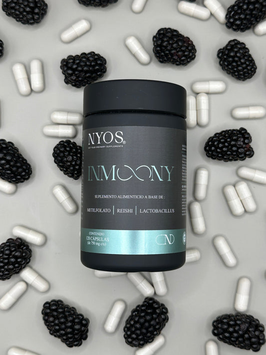 Inmoony ® – Salud Inmunológica y Vaginal NAC, Probióticos, Quatrefolic & Reishi NYOS