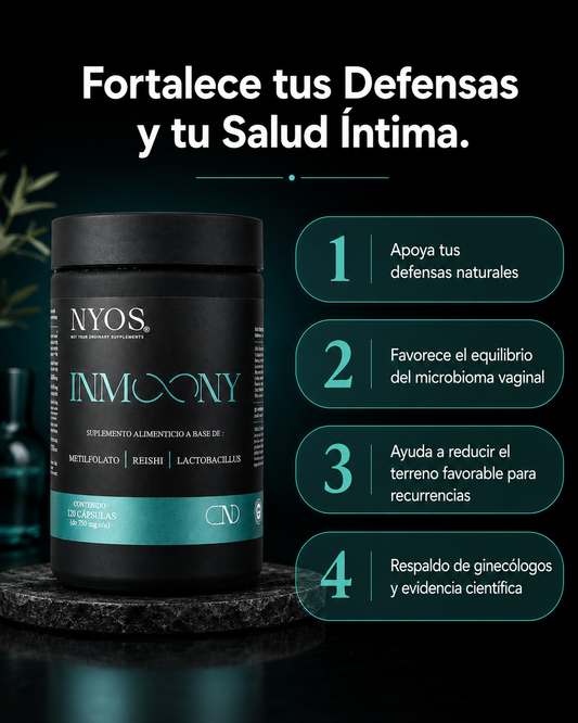 Inmoony® | Suplemento para VPH, Cándida y Herpes Recurrente