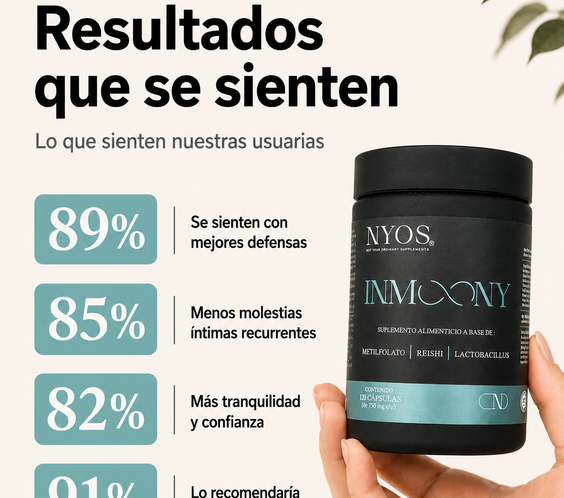 Inmoony® | Suplemento para VPH, Cándida y Herpes Recurrente