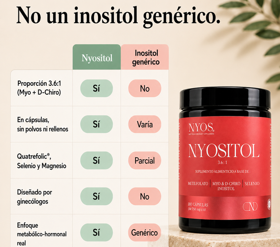 Nyositol® | Suplemento de Inositol para SOP, Fertilidad y Resistencia a la Insulina