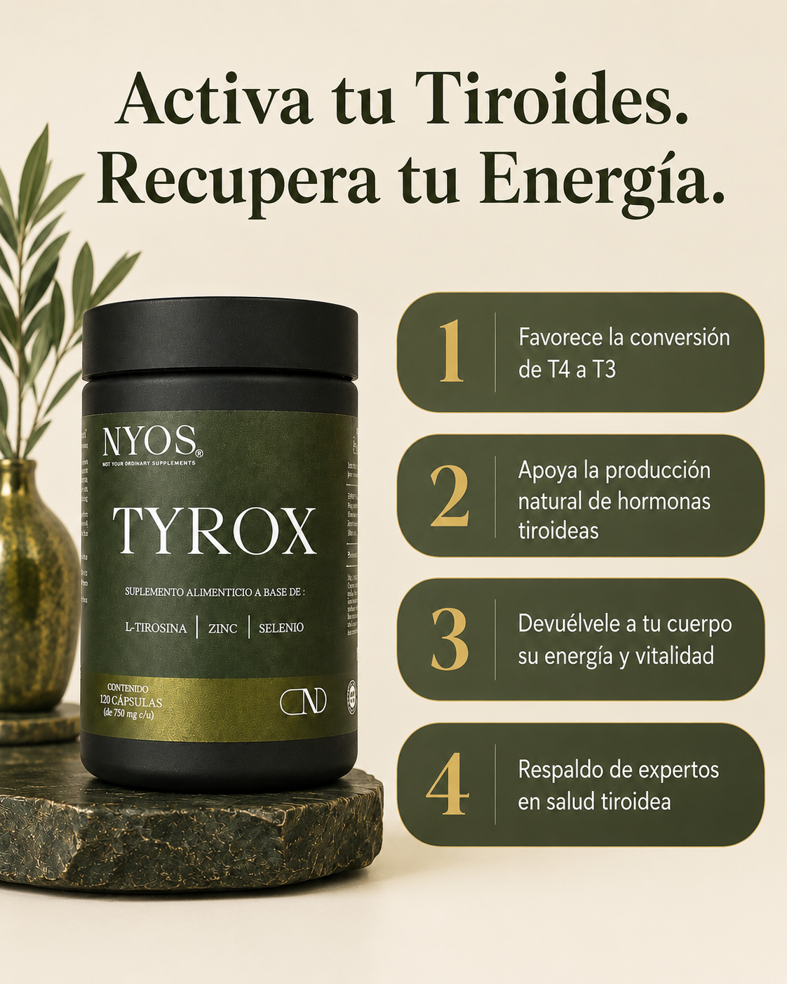 Tyrox® | Suplemento para Hipotiroidismo, Hashimoto y Tiroides